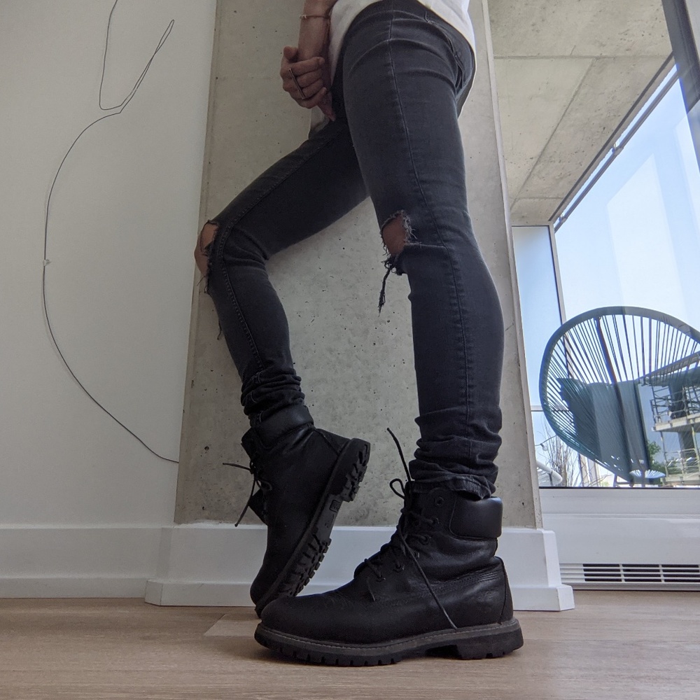 Timberland women's waterproof Premium black size 8